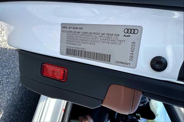 Photo of 2022 Ibis White Audi A4