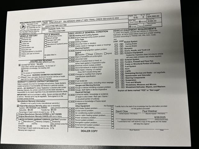 Photo of 2024 Summit White Chevrolet Silverado 2500
