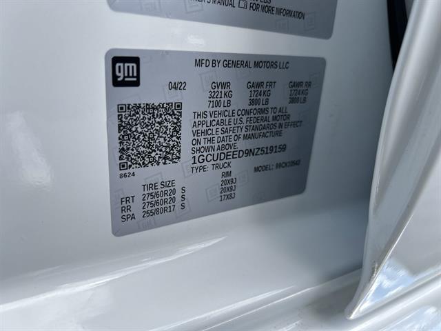Photo of 2022 Summit White Chevrolet Silverado 1500