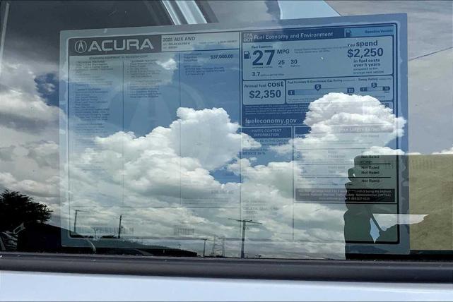 Photo of 2025 Silver Acura ADX