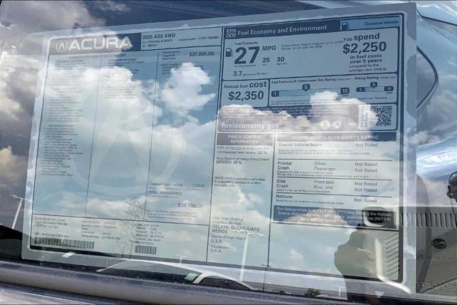 Photo of 2025 Black Acura ADX