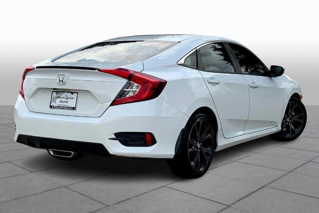 Photo of 2019 Platinum White Pearl Honda Civic