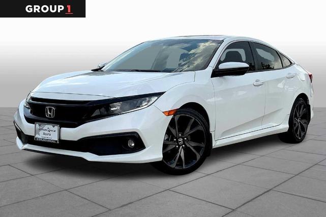 Photo of 2019 Platinum White Pearl Honda Civic