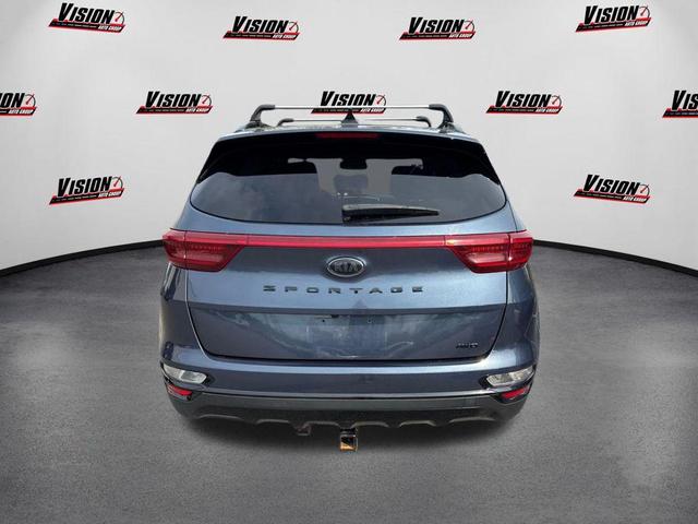 Photo of 2021 Pacific Blue Kia Sportage