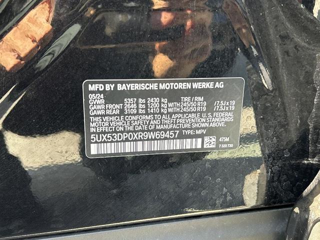 Photo of 2024 Black Sapphire Metallic BMW X3