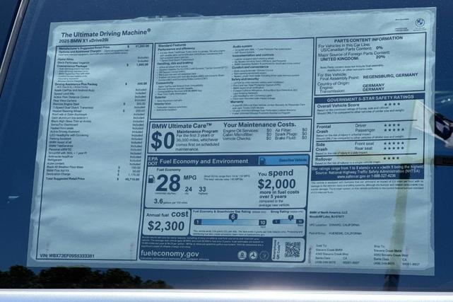 Photo of 2025 Alpine White BMW X1