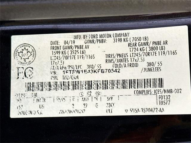 Photo of 2019 AGATE BLACK Ford F-150