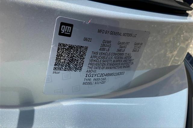 Photo of 2021 Silver Flare Metallic Chevrolet Corvette