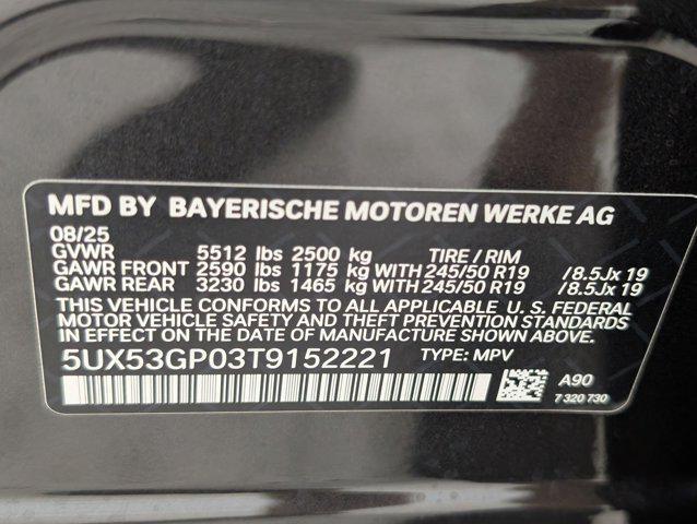 Photo of 2026 Dark Graphite Metallic BMW X3