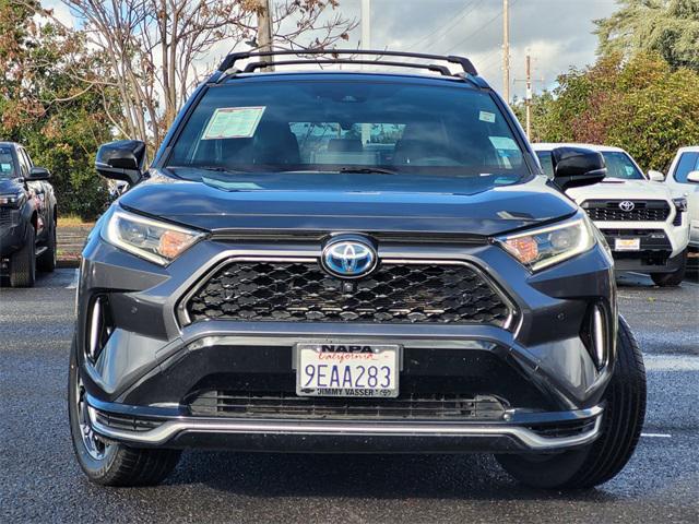 Photo of 2021 Silver Sky Metallic w/Midnight Black Roof Toyota RAV4 Prime