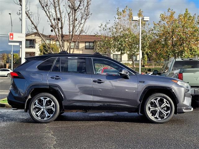 Photo of 2021 Silver Sky Metallic w/Midnight Black Roof Toyota RAV4 Prime