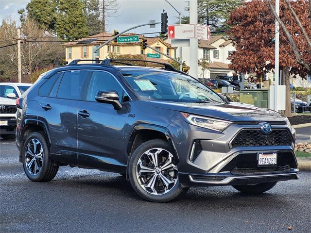 Photo of 2021 Silver Sky Metallic w/Midnight Black Roof Toyota RAV4 Prime