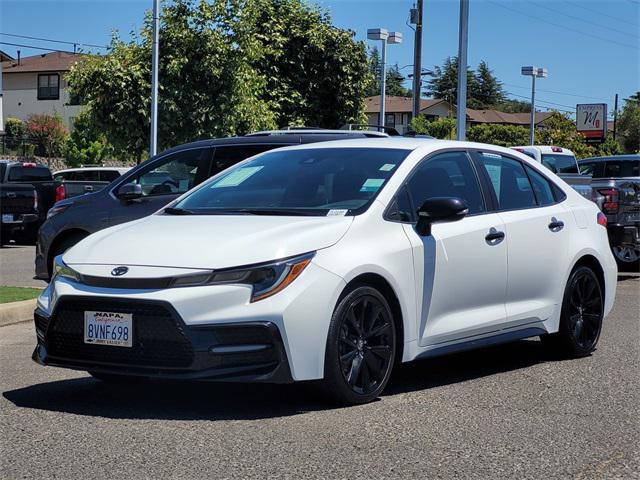 Photo of 2021 White Toyota Corolla