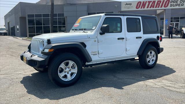 Photo of 2020 White Jeep Wrangler Unlimited