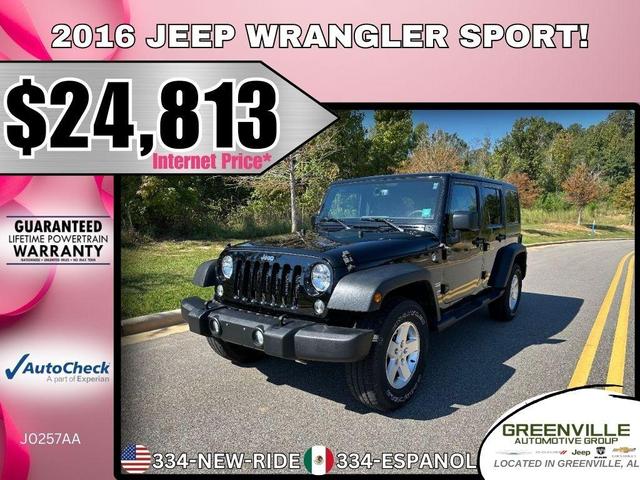 2016 Jeep Wrangler Unlimited