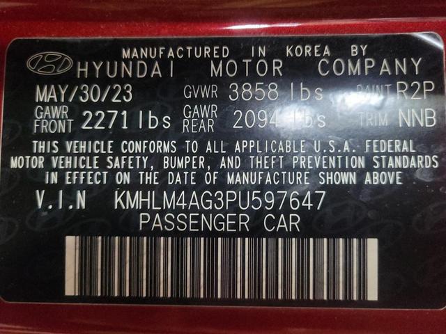 Photo of 2023 Ultimate Red Hyundai ELANTRA