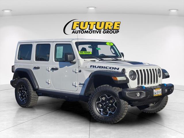Photo of 2021 Bright White Clearcoat Jeep Wrangler Unlimited 4xe