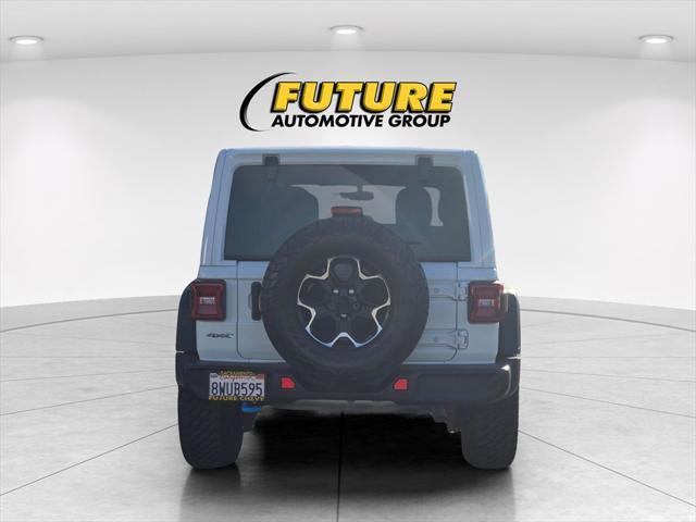 Photo of 2021 Bright White Clearcoat Jeep Wrangler Unlimited 4xe