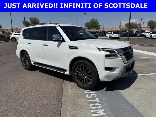 Photo of 2024 Aspen White Tricoat Nissan Armada