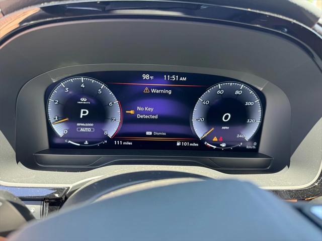 Photo of 2025 Mineral Black INFINITI QX60