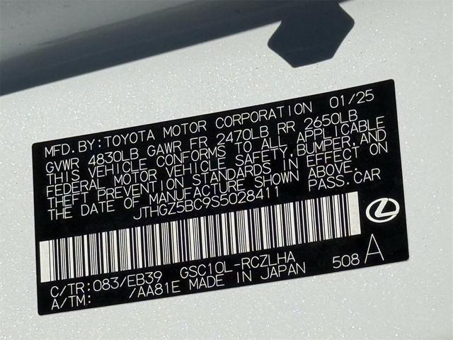 Photo of 2025 Ultra White Lexus RC 350