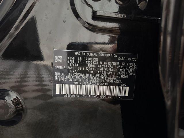 Photo of 2025 Crystal Black Silica Subaru Outback