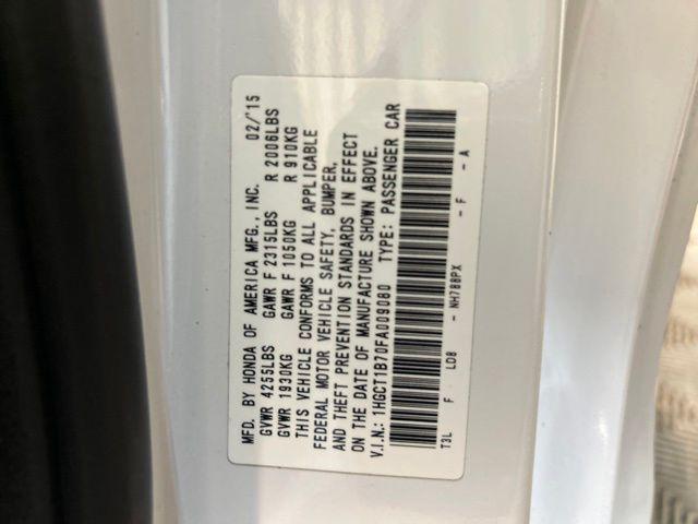 Photo of 2015 White Orchid Pearl Honda Accord