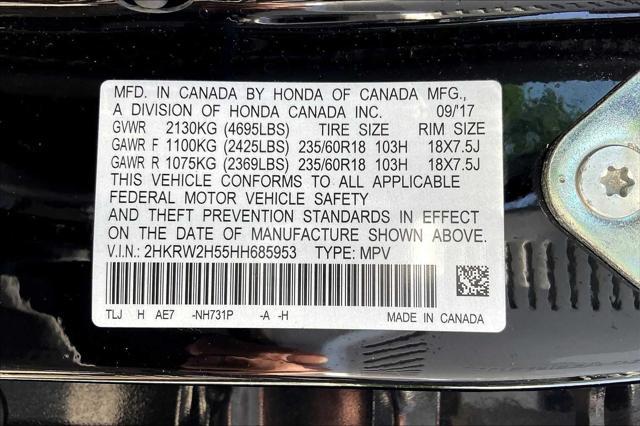 Photo of 2017 Black Honda CR-V