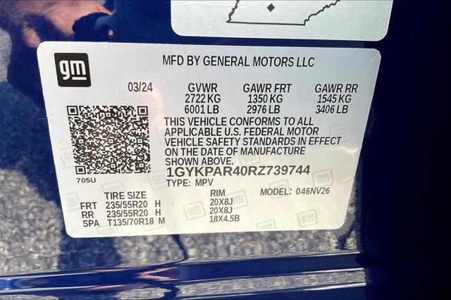 Photo of 2024 Opulent Blue Metallic Cadillac XT6