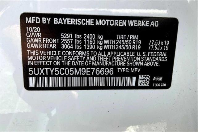 Photo of 2021 Mineral White Metallic BMW X3