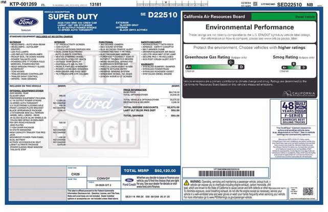 Photo of 2025 Glacier Gray Metallic Ford F-250