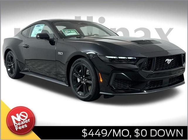 Photo of 2025 Shadow Black Ford Mustang