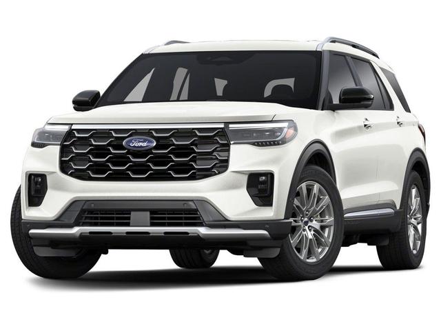 Photo of 2025 Star White Metallic Tri-Coat Ford Explorer