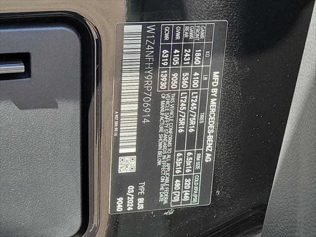 Photo of 2024 Black Mercedes-Benz Sprinter 2500