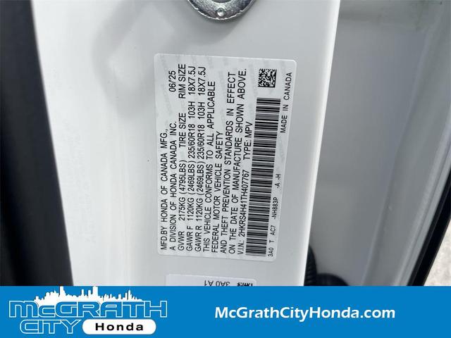 Photo of 2026 Platinum White Pearl Honda CR-V