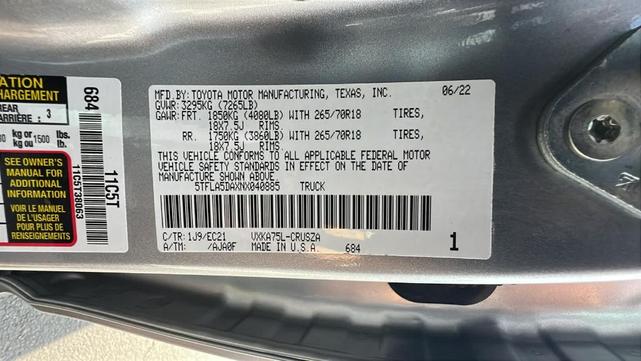 Photo of 2022 Celestial Silver Metallic Toyota Tundra