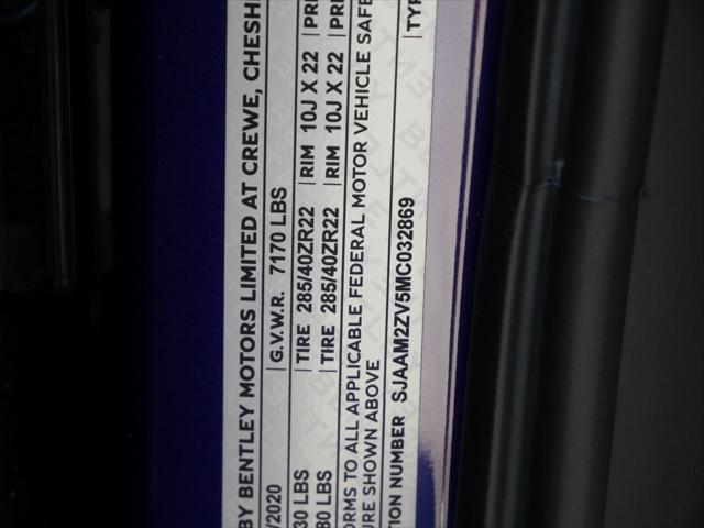 Photo of 2021 Azure Purple Bentley Bentayga