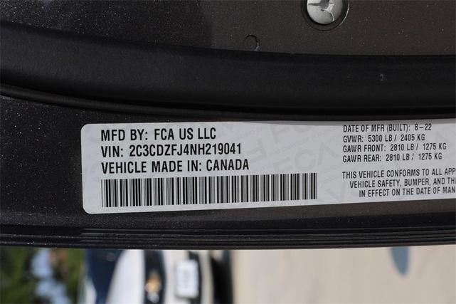 Photo of 2022 Granite Crystal Metallic Clearcoat Dodge Challenger