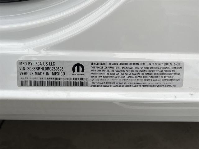 Photo of 2024 Bright White Clearcoat RAM 3500