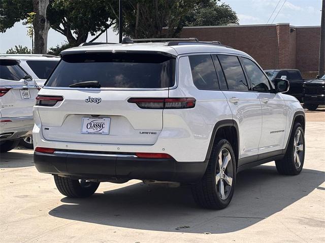 Photo of 2021 Bright White Clearcoat Jeep Grand Cherokee L