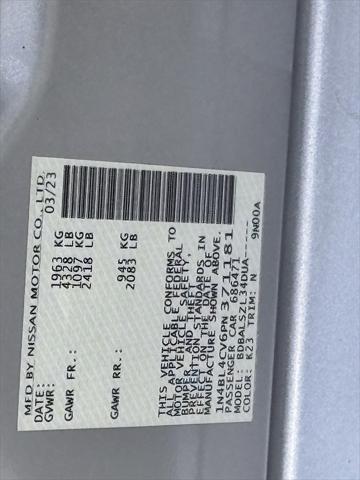 Photo of 2023 Brilliant Silver Metallic Nissan Altima