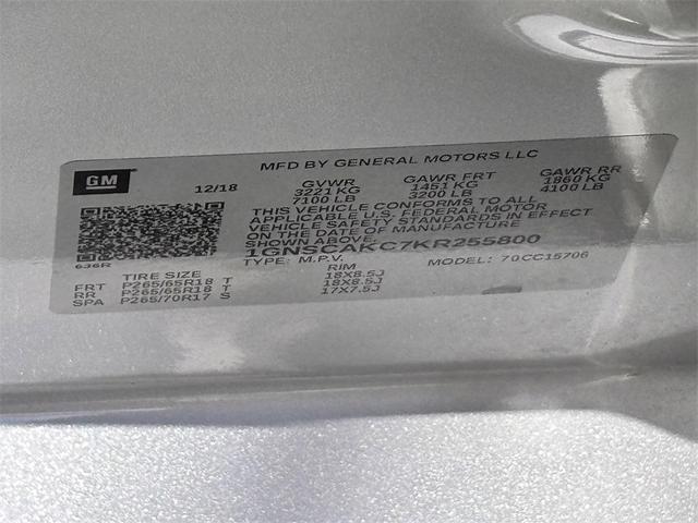Photo of 2019 Silver Ice Metallic Chevrolet Tahoe