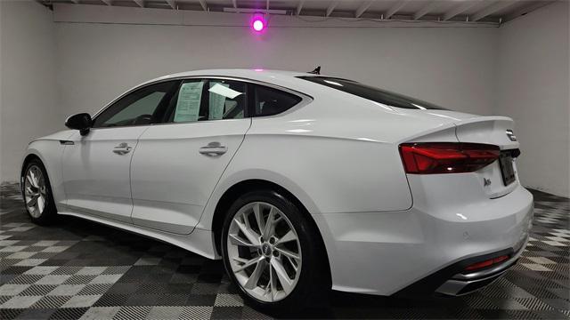 Photo of 2021 Glacier White Audi A5 Sportback