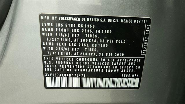 Photo of 2019 Pyrite Silver Metallic Volkswagen Tiguan