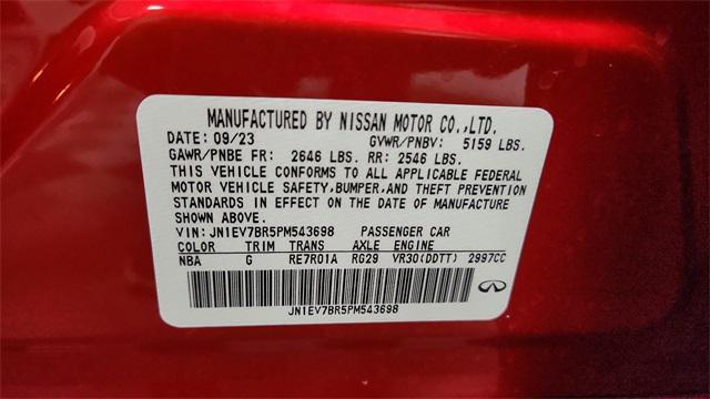 Photo of 2023 Dynamic Sunstone Red INFINITI Q50