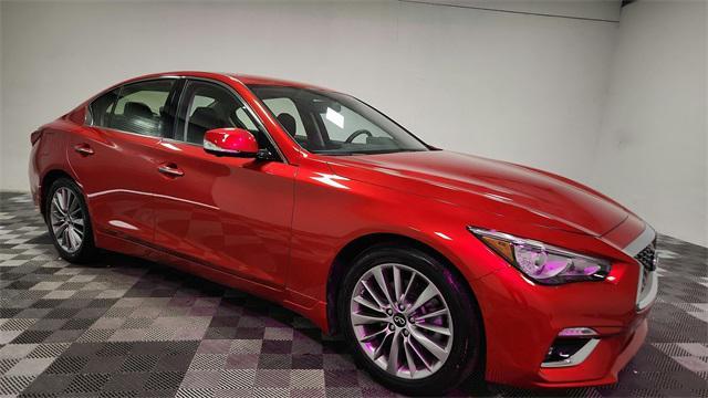 Photo of 2023 Dynamic Sunstone Red INFINITI Q50