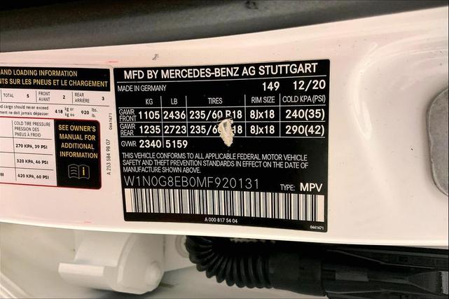 Photo of 2021 Polar White Mercedes-Benz GLC 300