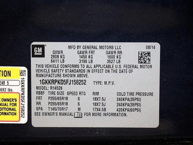 Photo of 2015 Dark Sapphire Blue Metallic GMC Acadia