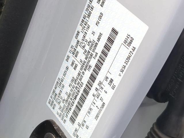 Photo of 2021 Space White Metallic Ford F-150