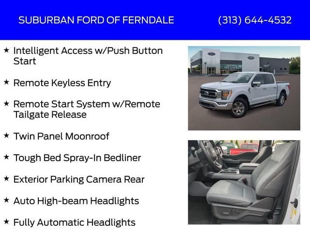Photo of 2021 Space White Metallic Ford F-150